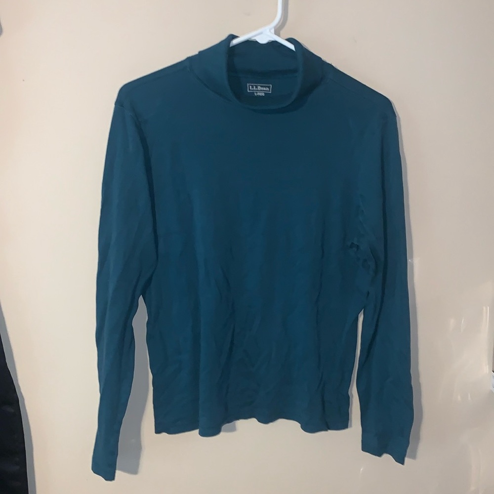 LL bean Green Womens Large Turtleneck